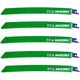 HIKOKI SABRE SAW BLADE RCM42B CURVED 225 10/14TPI 225mm /5pcs.