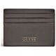 Guess, New Boston, Leather Card Holder, Black, For Men For Men