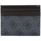 Guess, Vezzola, Leather Card Holder, Black, For Men For Men