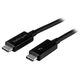 Kabel USB StarTech USB-C - USB-C 2 m Czarny (TBLT3MM2M)