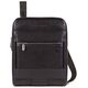 Piquadro Piquadro, Obidos, Leather, Small, Crossbody Bag, Black, 22 x 28 x 5 cm, For Men For Men