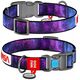 Collar Obroża nylonowa z kodem QR dla psa Waudog "NASA21", rozmiar s, szer. 15 mm