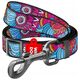 Collar Smycz dla psa Waudog nylonowa, wzór "Lato", szer. 25 mm, dł. 152-183 cm