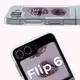 Bizon Case CrystalO Magnetic Samsung Galaxy Z Flip6 clear