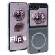 Bizon Case CrystalO Magnetic Samsung Galaxy Z Flip6 clear