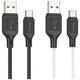 Kabel USB Hoco HOCO kabel USB A do Micro USB 2,4A X90 1 m biały