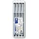 Pisak z atramentem pigmentowym zestaw 4 szt. (0.1 0.3 0.5 0.7mm) Staedtler