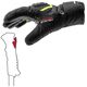 Leki LEKI RĘKAWICE Griffin 3D Junior black/yellow 5.0