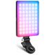 Lampa LED RGB 5W Selfie Vlog + KLIPS do Telefonu 1/4'' ISO Bluetooth NEEWER / VL67C