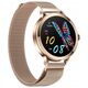 Smartwatch Damski Veltori VT340-1 Złota Bransoleta + Różowy Pasek Silikonowy