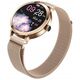 Smartwatch Damski Veltori VT340-1 Złota Bransoleta + Różowy Pasek Silikonowy