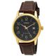 Zegarek Casio Zegarek marki Casio model MTP-V002G kolor Brązowy. Akcesoria męski. Sezon: Cały rok NoSize