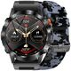 Smartwatch Gravity SMARTWATCH MĘSKI GRAVITY GT20-5 - AMOLED, DODATKOWY PASEK (sg024e) NoSize