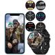 Smartwatch Gravity Zegarek męski SMARTWATCH GRAVITY GT21-7 khaki/khaki/BK