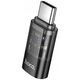 HOCO adapter Typ C (męski) do Lightning (żeński) UA36D transparentny czarny