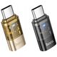 HOCO adapter Typ C (męski) do Lightning (żeński) UA36D transparentny czarny