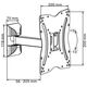 Cabletech Uchwyt ścienny LEC-UCH0215 13'' - 55''