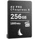 Angelbird Technologies AV PRO CFexpress A, 256 GB, CFexpress Type A, 1800 MB/s, 1650 MB/s, Magnet proof, Temperature proof, Black