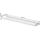 SHELF+ BORDER 600X90X30 MM WHITE