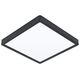 Ceiling LED outdoor light EGLO ARGOLIS 2, IP44, 20.5W, 3000K, 2400lm, black, 28.5x28.5x3 cm