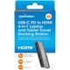 Manhattan 190404 stacja dokująca Przewodowa USB 3.2 Gen 2 (3.1 Gen 2) Type-C Szary
