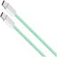 Kabel USB typu C - USB typu C 100 W 1 m zielony Kruger&amp|Matz Basic