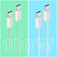 Kabel USB typu C - USB typu C 100 W 1 m zielony Kruger&amp|Matz Basic