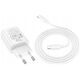 HOCO ładowarka sieciowa Typ C + kabel Typ C do Typ C PD QC 20W N60 biała