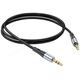 HOCO kabel AUX Jack 3,5 mm (męski) do Jack 3,5 mm (męski) UPA22 1 m czarny