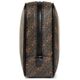Guess, Vezzola, Flat Top Zip, Textile Crossbody Bag, Brown, For Men For Men