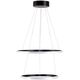 Lampa wisząca Opviq Liustra Leonis Juodas-Baltas Light