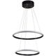 Lampa wisząca Opviq Liustra Leonis Juodas-Baltas Light