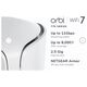 NETGEAR Orbi 770 Trójpasmowy (2,4 GHz / 5 GHz / 6 GHz) Wi-Fi 7 (802.11be) Biały 7 Wewnętrzne