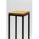 FLOWER STAND LAVALXS BLACK OAK 19X19X47