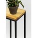 FLOWER STAND LAVALXS BLACK OAK 19X19X47