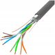 KABEL LAN FTP 100MB/S 100M DRUT CCA SZARY LANBERG