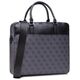 Guess, Vezzola, Polyurethane, Textile Briefcase, Computer, Black, 35 x 29 x 9 cm, For Men For Men