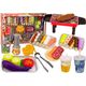 LeanToys Zestaw Do Grilla Warzywa Figurki Grill BBQ Party 37 ele.