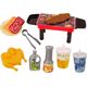 LeanToys Zestaw Do Grilla Warzywa Figurki Grill BBQ Party 37 ele.