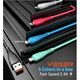 Kabel USB Veger VEGER kabel USB A do Lightning 2,4A V105 1,2 m czarny
