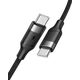 Kabel USB Veger VEGER kabel Typ C do Typ C PD 5A 100W CC02 1,5 m czarny