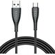 Kabel USB Veger VEGER kabel USB A do Typ C 2,4A V104 1,2 m czarny
