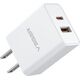 Ładowarka Veger VEGER ładowarka sieciowa USB A + Typ C PD QC3.0 3A 30W VLS302U biała