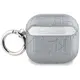 Karl Lagerfeld Monogram Karl & Choupette Head Apple AirPods 4 silver
