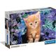 CLE puzzle 500 Compact Gattino rosso 35585