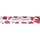 Party Deco Tuba strzelająca konfetti, płatki róż, bordowe, 40 cm uniwersalny