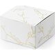 Party Deco Pudełeczko ozdobne, gałązki, białe, 6x3,5x5,5 cm, 10 szt. uniwersalny