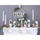 Party Deco Drewniana girlanda jemioła one size