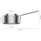 Fiskars Norden steel pot with long handle 1.8L
