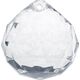 Party Deco Zawieszka Kula bezbarwna - 32 x 34 mm - 5 szt. uniwersalny